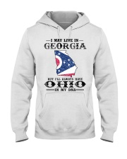 Live In Georgia But Ohio In My DNA Hooded Sweatshirt tile
