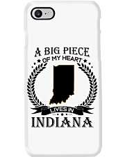 A Big Piece Of My Heart Lives In Indiana Phone Case tile