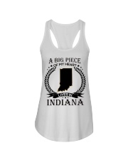 A Big Piece Of My Heart Lives In Indiana Ladies Flowy Tank tile