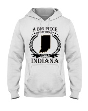 A Big Piece Of My Heart Lives In Indiana Hooded Sweatshirt tile