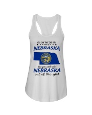 Nebraska Girl Ladies Flowy Tank tile