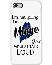 I'm Not Yelling I'm A Maine Girl Phone Case tile