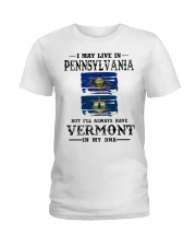 Live Pennsylvania Vermont In My DNA Ladies T-Shirt tile