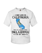 Live In California But Oklahoma In My DNA Youth T-Shirt tile