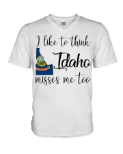 Idaho Misses Me Too V-Neck T-Shirt tile