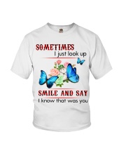 Butterfly Sometimes I Just Look Up SB3741 Youth T-Shirt tile