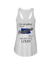 I'm Not Yelling I'm A Pennsylvania Girl Ladies Flowy Tank tile