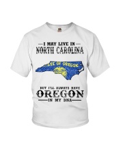 Live In North Carolina But Oregon My DNA Youth T-Shirt tile