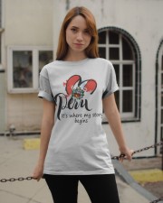 Peru Story Begins MR0199 Classic T-Shirt apparel-classic-tshirt-lifestyle-19