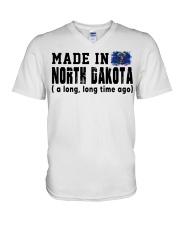 Made In North Dakota V-Neck T-Shirt tile