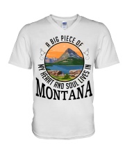 Soul Lives In Montana MR0344 V-Neck T-Shirt tile