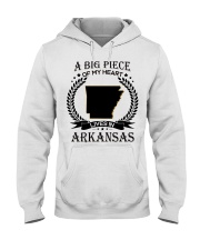 A Big Piece Of My Heart Lives In Arkansas Hooded Sweatshirt tile