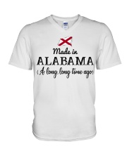 Made In Alabama A Long Time Ago V-Neck T-Shirt tile