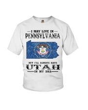 Live In Pennsylvania But Utah In My DNA Youth T-Shirt tile