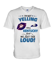 I'm A Kentucky Girl V-Neck T-Shirt tile