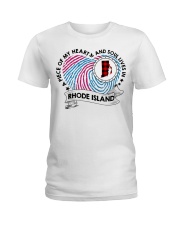 Rhode Island A Piece Of My Heart MR0189 Ladies T-Shirt tile
