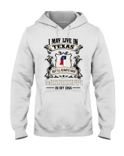 Live In Texas Mississippi In My DNA Hooded Sweatshirt tile