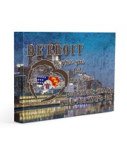 Detroit A Place Your Feet May Leave Gallery Wrapped Canvas Prints tile