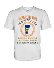 Vermont Girl V-Neck T-Shirt tile