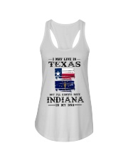 Live Texas Indiana In My DNA Ladies Flowy Tank tile