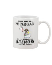Live In Michigan But Illinois In My DNA Mug tile