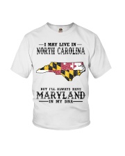 Live In North Carolina But Maryland In My DNA Youth T-Shirt tile