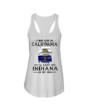 Live California Indiana In My DNA Ladies Flowy Tank tile