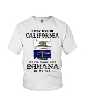 Live California Indiana In My DNA Youth T-Shirt tile
