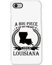 A Big Piece Of My Heart Lives In Louisiana Phone Case tile