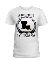 A Big Piece Of My Heart Lives In Louisiana Ladies T-Shirt tile
