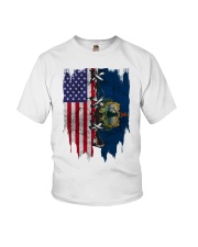 Vermont American Flag Youth T-Shirt tile