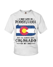 Live In Pennsylvania But Colorado In My DNA Youth T-Shirt tile