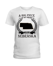A Big Piece Of My Heart Lives In Nebraska Ladies T-Shirt tile