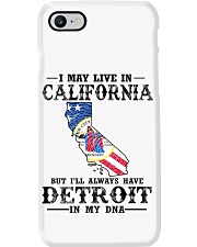 Live In California But Detroit In My DNA Phone Case tile