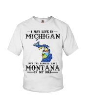 Live In Michigan But Montana In My DNA Youth T-Shirt tile
