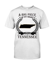 A Big Piece Of My Heart Lives In Tennessee Classic T-Shirt front