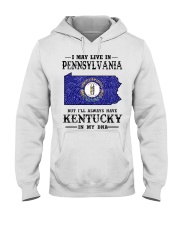 Live In Pennsylvania But Kentucky In My DNA Hooded Sweatshirt tile