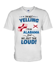 I'm A Alabama Girl V-Neck T-Shirt tile