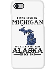Live In Michigan But Alaska In My DNA Phone Case tile