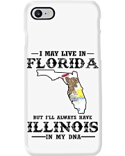 Live In Florida But Illinois In My DNA Phone Case tile