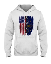 Indiana American Flag Hooded Sweatshirt tile