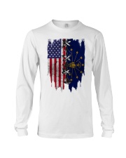 Indiana American Flag Long Sleeve Tee tile
