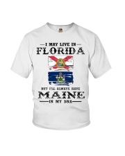 Live Florida Maine In My DNA Youth T-Shirt tile