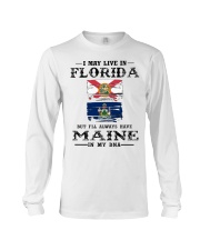Live Florida Maine In My DNA Long Sleeve Tee tile
