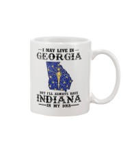 Live In Georgia But Indiana In My DNA Mug tile
