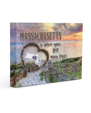Massachusetts A Place Your Feet May Leave Gallery Wrapped Canvas Prints tile