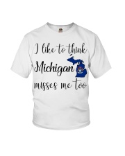 Michigan Misses Me Too Youth T-Shirt tile