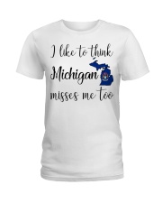 Michigan Misses Me Too Ladies T-Shirt tile