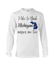 Michigan Misses Me Too Long Sleeve Tee tile