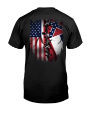 KTLD001 Mississippian and American Flag Classic T-Shirt back
